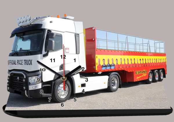 Camion décoré Renault 128 equipe d'Espagne