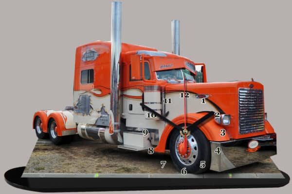 Camion truck Peterbilt Motors Company 01 orange