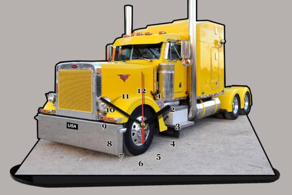 Camion truck Peterbilt Motors Company 02 jaune