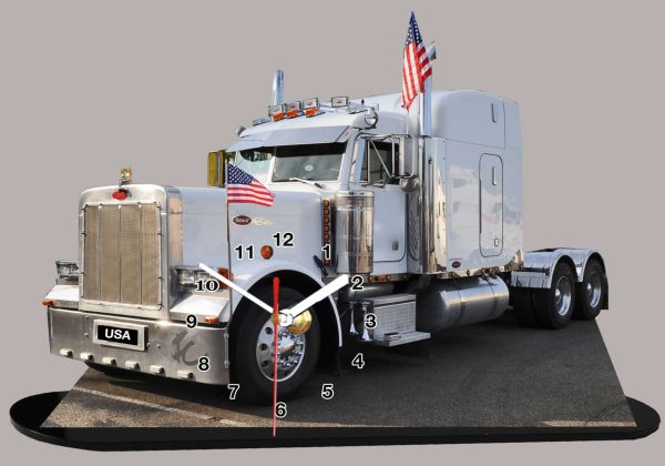 Camion truck Peterbilt Motors Company 04 blanc