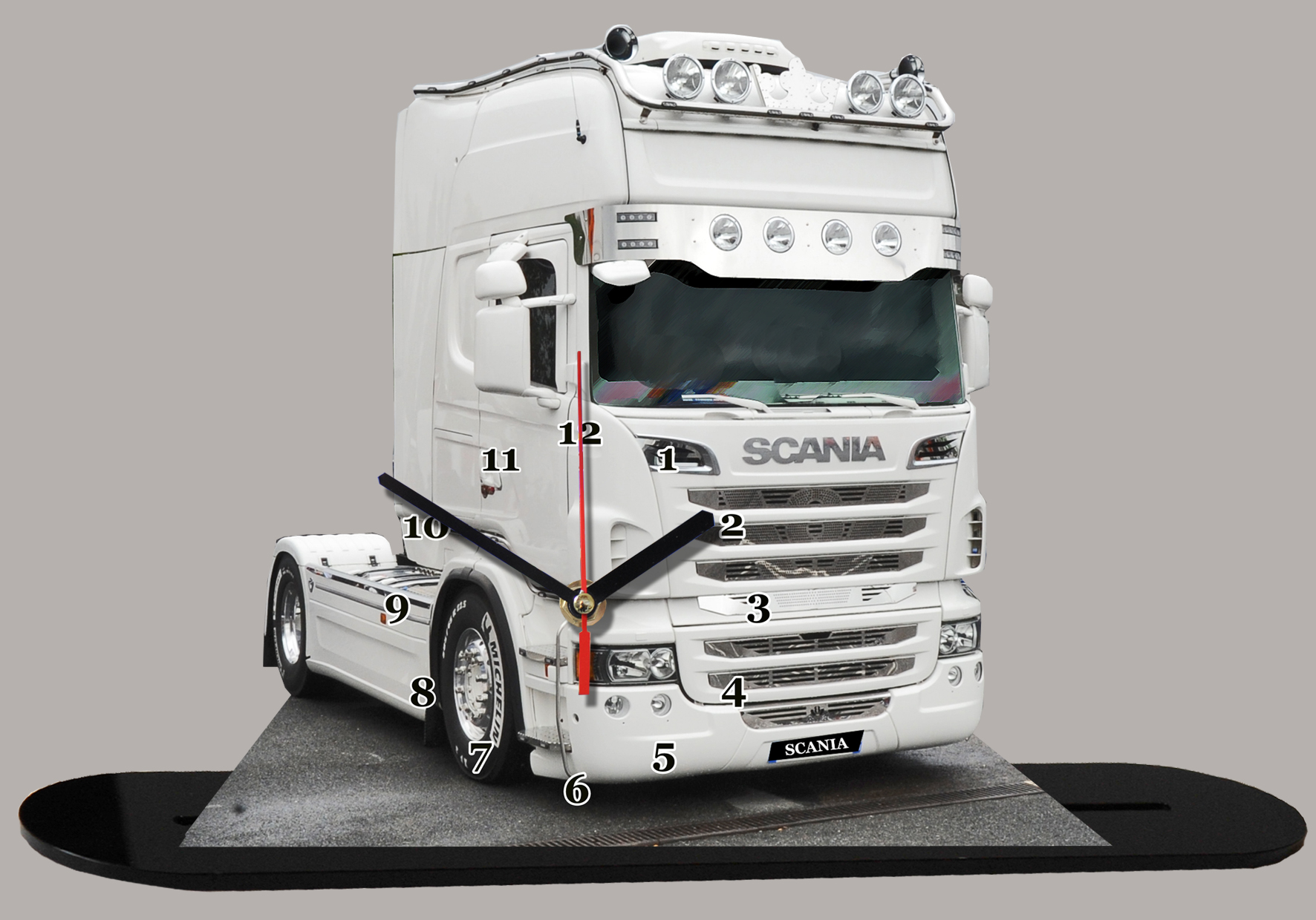 Camion truck Scania Blanc 05