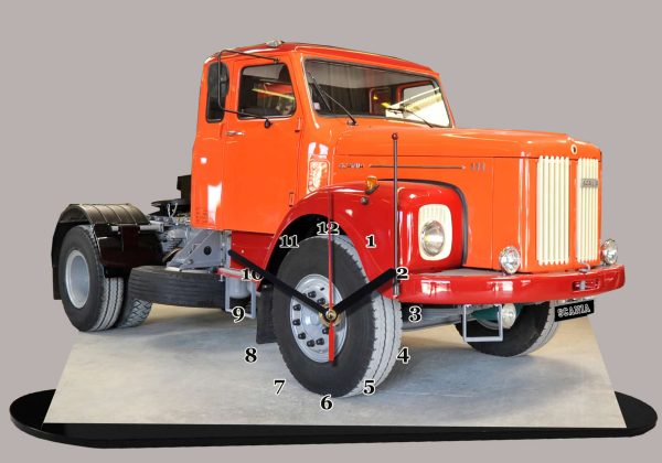 Camion truck Retro Scania Orange 06