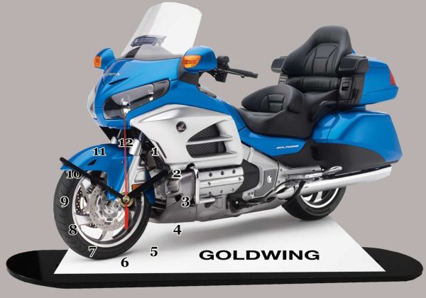 Honda Goldwing 01 miniature moto horloge