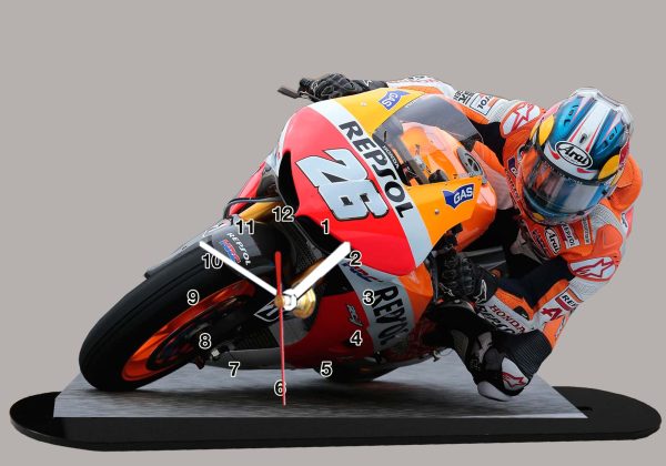 Daniel Pedrosa  miniature moto horloge