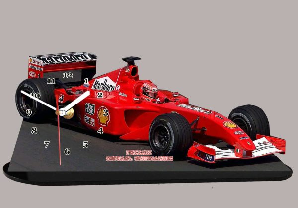 Michael Schumacher sur Formule F1 Ferrari 01