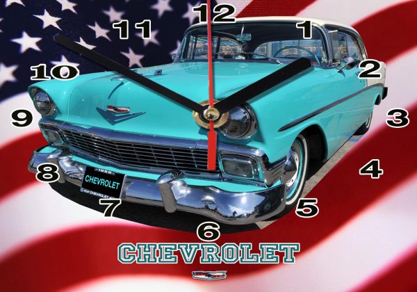 logo Chevrolet 01 en horloge murale