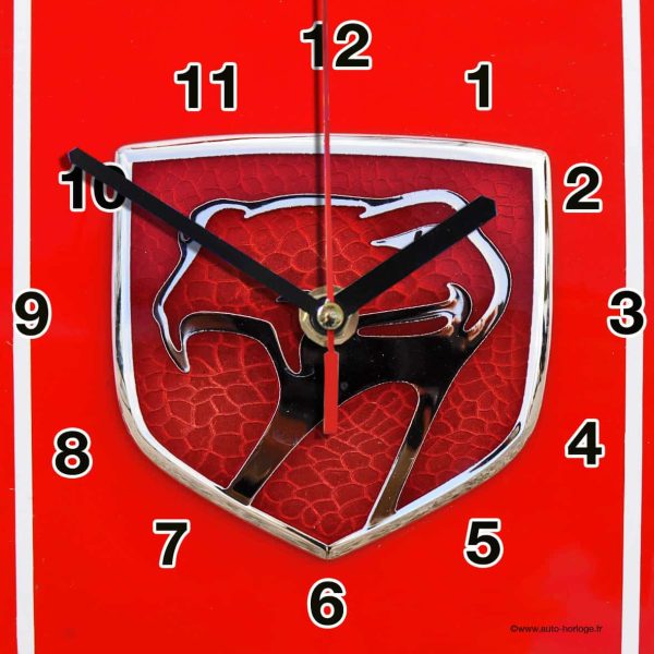 logo Chrysler 01 en horloge murale