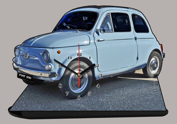 Fiat 500  bleue ciel 02 en miniature