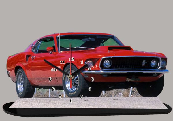 Ford Mustang Boss 1969 03 Rouge