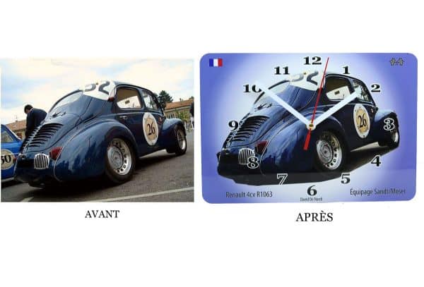 Horloge murale personnalisée