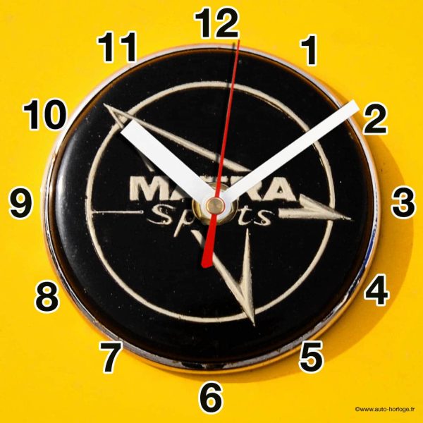 logo Matra 03 en horloge murale
