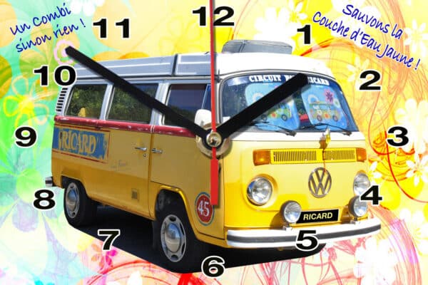 Combi Ricard en horloge murale 01