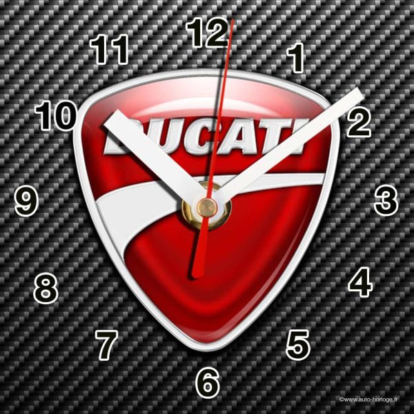 logo Ducati 01 en horloge murale