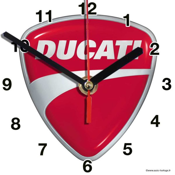 logo Ducati 03 en horloge murale