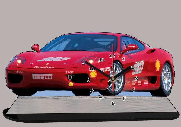 Ferrari 360 Modena miniature auto horloge