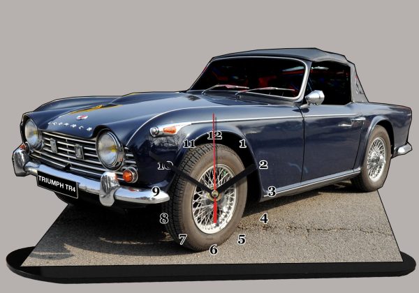 Triumph TR 4 bleue voiture miniature