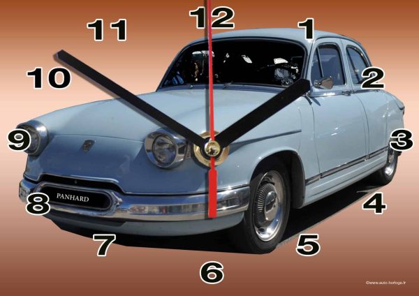 Panhard pl 17 -02 en horloge murale