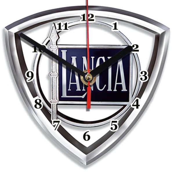 logo ancien Lancia en horloge murale 02
