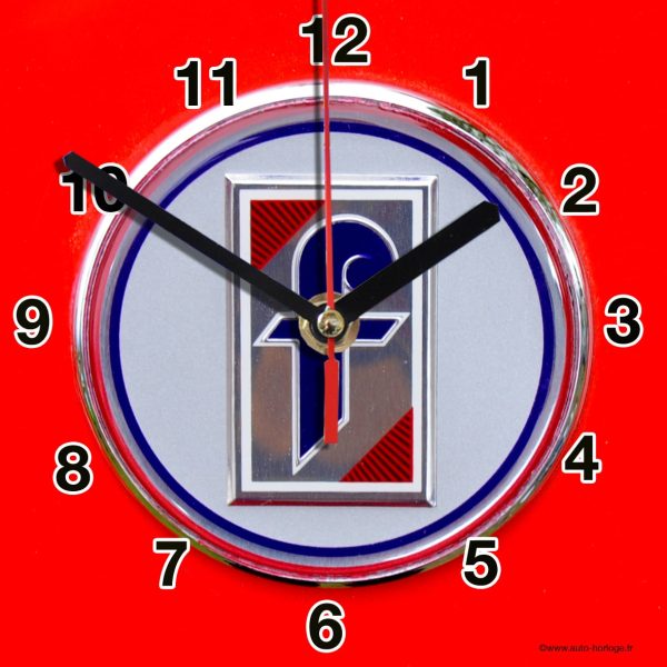 logo ancien Fiat en horloge murale 03