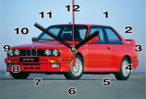 BMW M3 en horloge murale 01