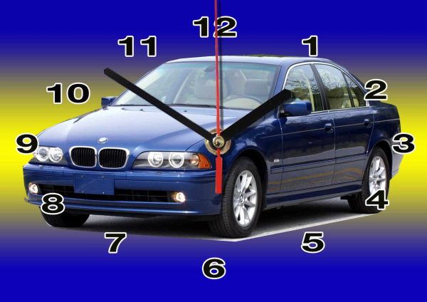 BMW en horloge murale 02