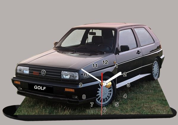 Volkswagen Golf g60 en horloge miniature 01