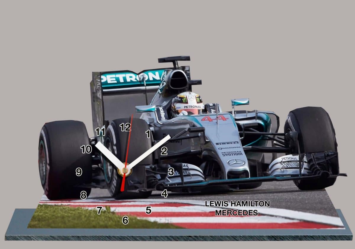 Lewis Hamilton, pilote anglais de Formule 1 sur Mercedes