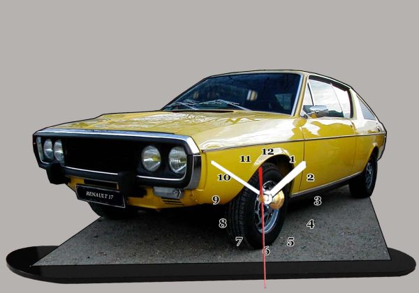 Renault 17 en horloge miniature 01