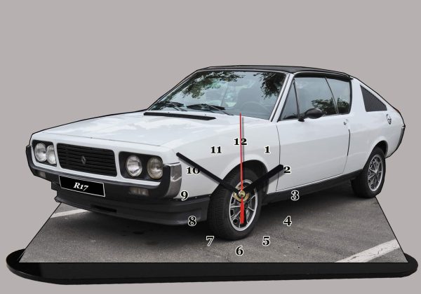 Renault 17 en horloge miniature 02