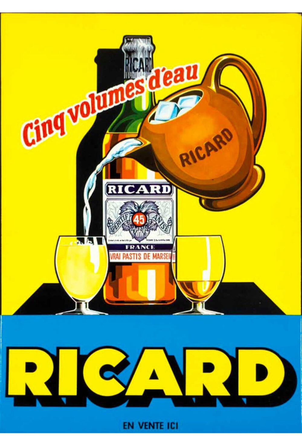 plaque alu ricard