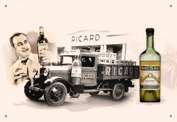 Plaque Ricard sur alu 07