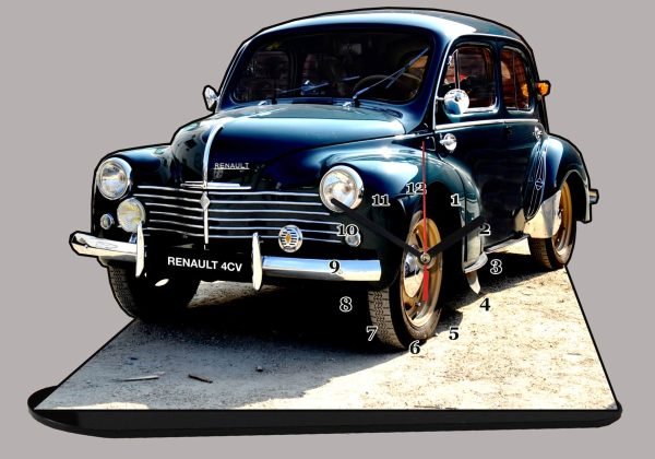 Renault 4cv en horloge miniature 01