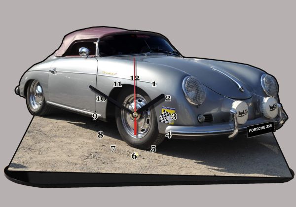 Porsche 356 Grise en cabriolet miniature