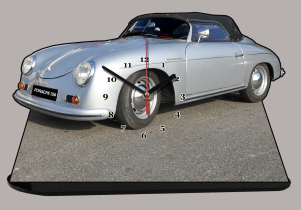 Porsche 356 Grise en miniature auto version décapotable