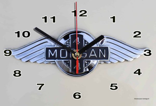 logo Morgan  en horloge murale 01