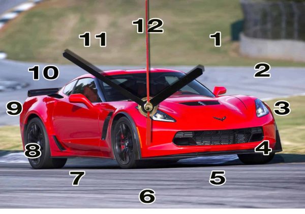 Chevrolet-CorvetteZ06-01 horloge murale