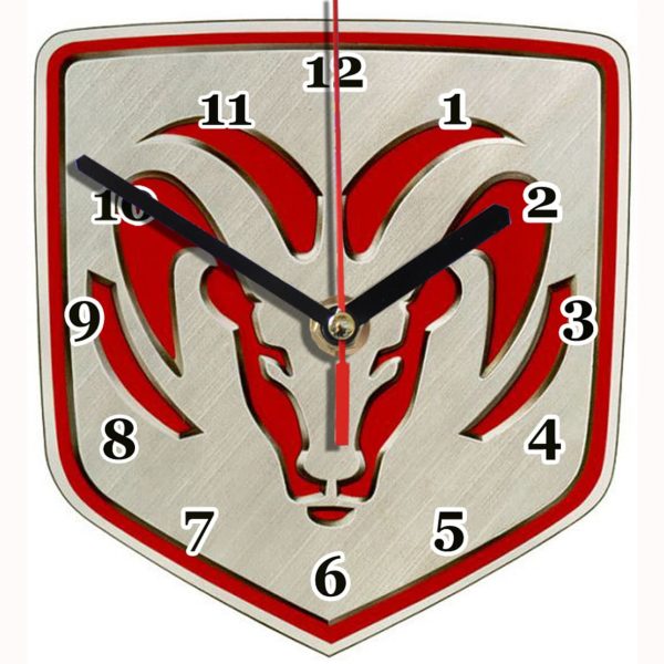 Logo Dodge-01M en horloge murale