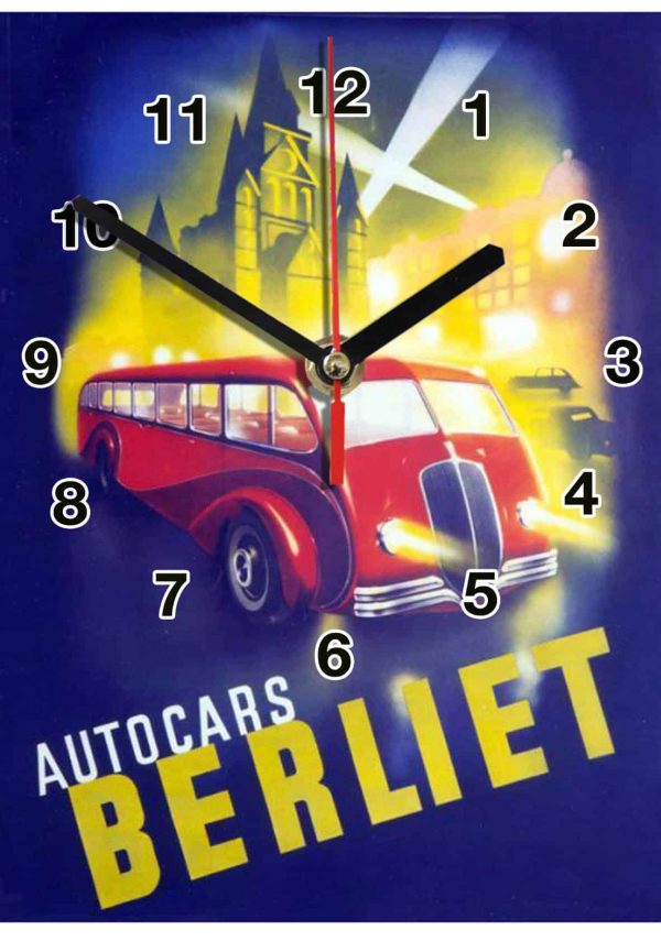 berliet-01-hm en horloge murale