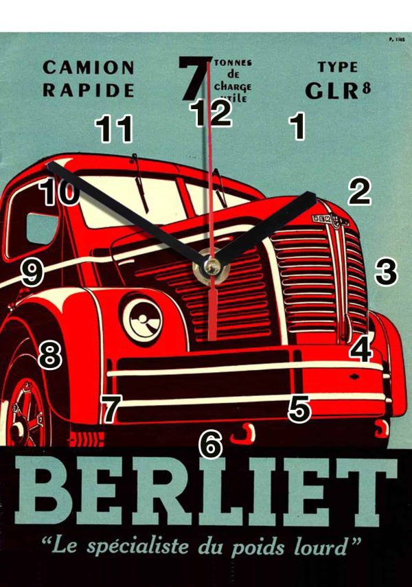 Berliet-02-hm en horloge murale