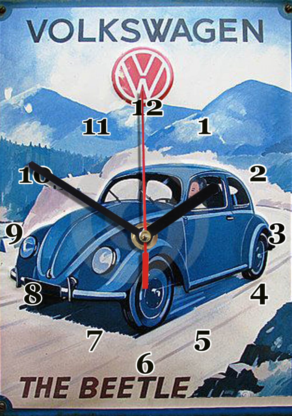 volkswagen ,beetle en horloge , idée cadeau