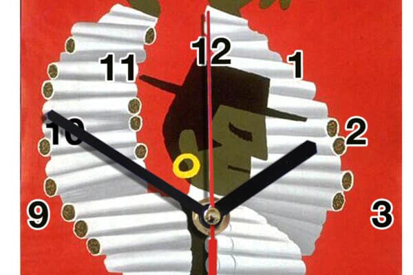 Pub Gitanes 01hm,  en horloge  vintage