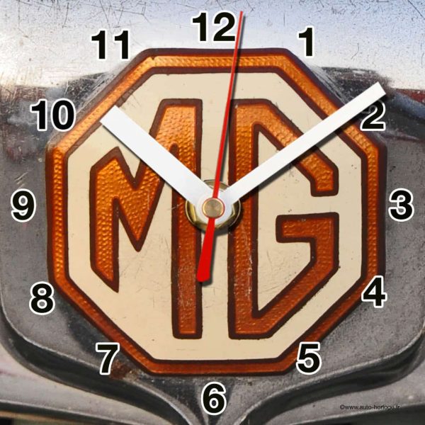 Logo MG 05 en horloge murale
