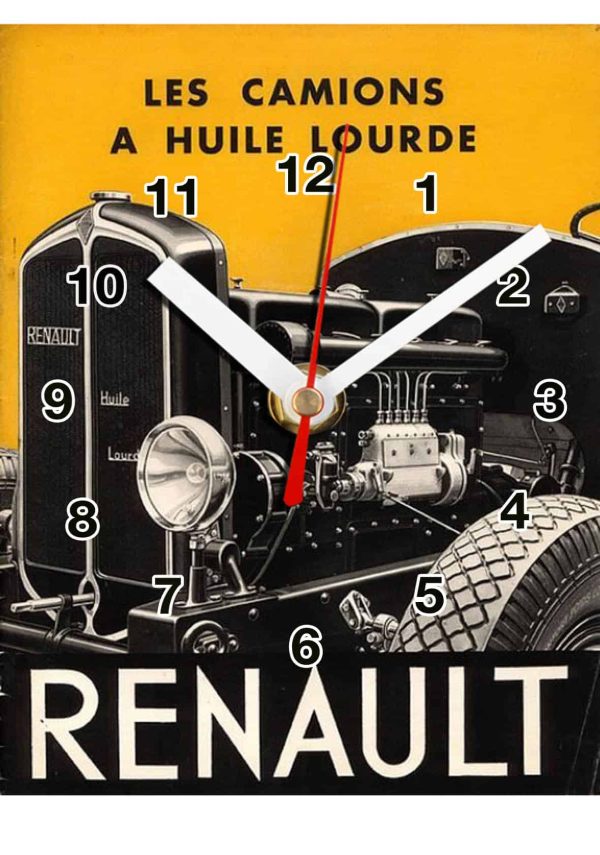 Renault 01-hm en horloge murale