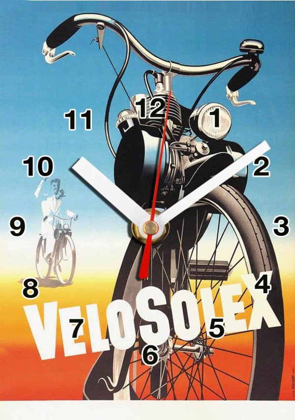Publicité Velosolex-01-hm en horloge murale