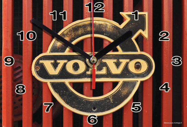 Logo volvo-04 en horloge murale