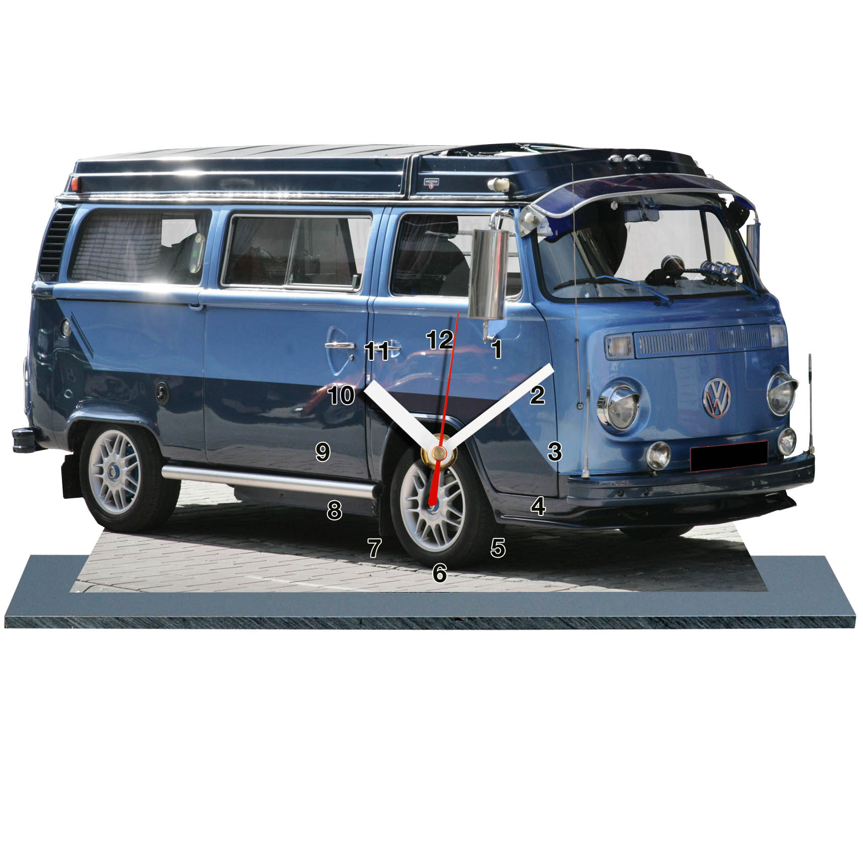 Volkswagen vw combi bi color bleu en miniature 17