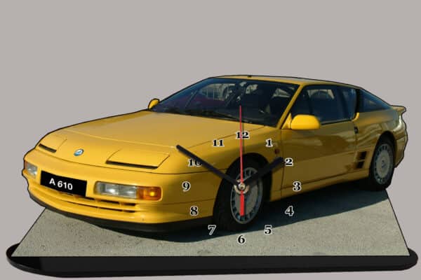 alpine A610 en miniature auto horloge