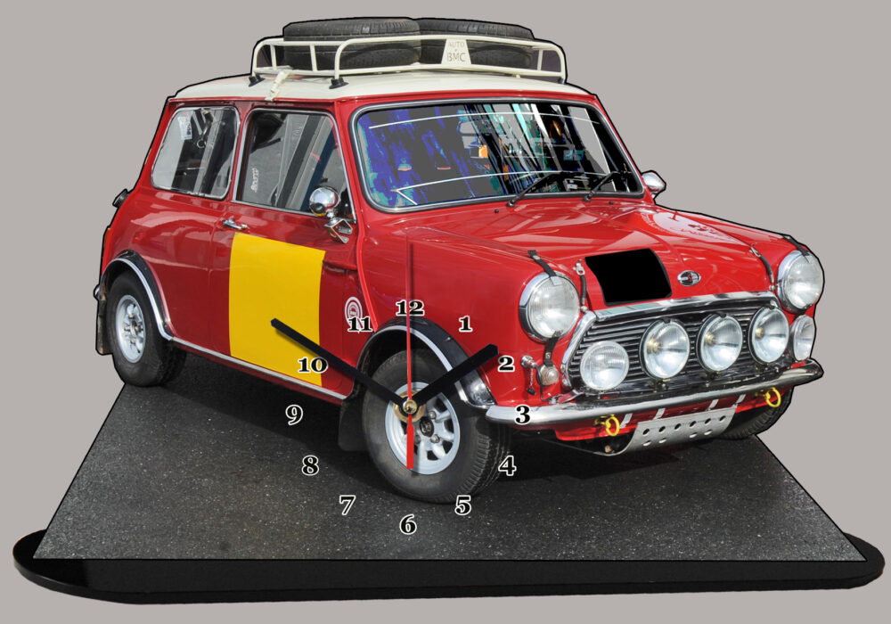 austin mini rallye en miniature