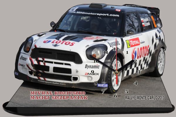Mini Rally Michal Kosciuszko en miniature sur socle