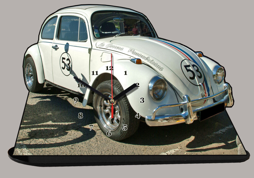 Volkswagen Coccinelle en auto-horloge